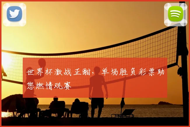 世界杯激战正酣,单场胜负彩票助您燃情观赛